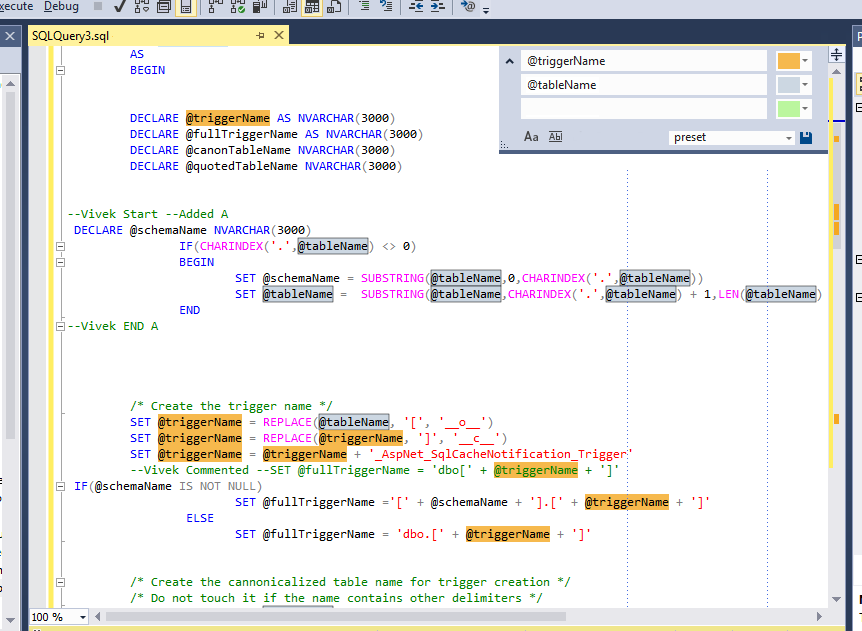 Example UI